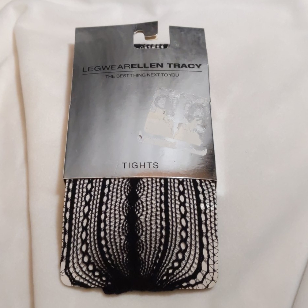 Ellen tracy legwear black tights